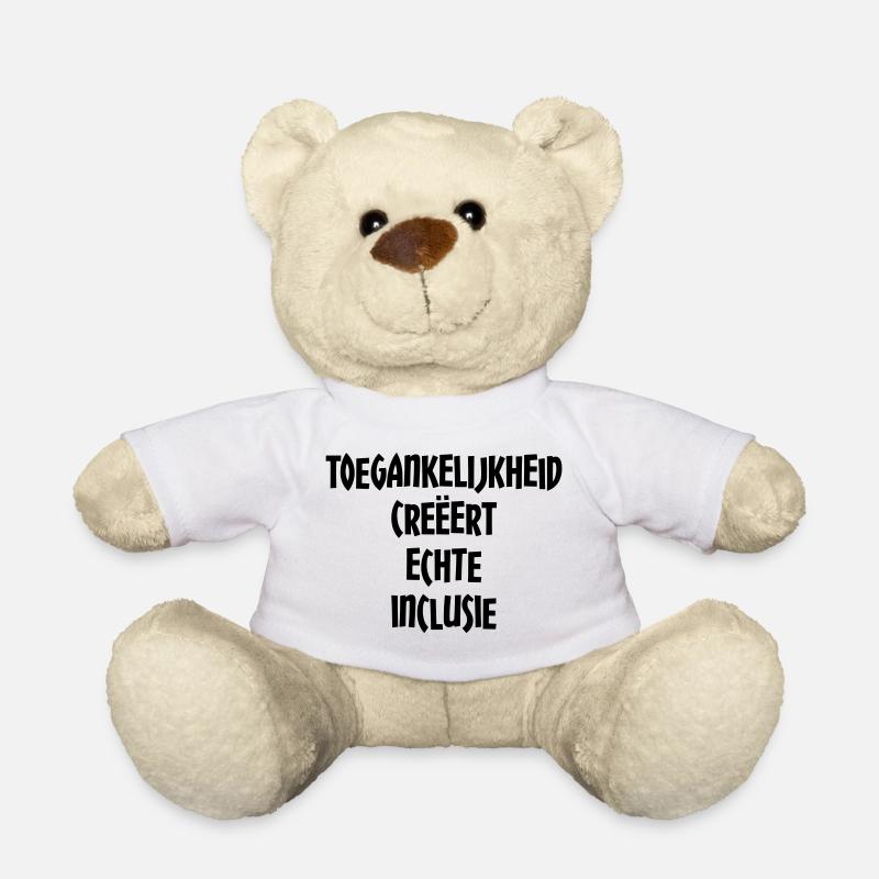 Barrierefreiheit schafft echte Inklusion # - Teddy - Weiß