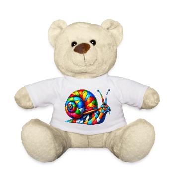 Schnecke - Teddy - Weiß - Vorne