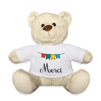 MAÎTRESSE. MERCI. MERCI MAÎTRESSE - Nounours - blanc - Devant