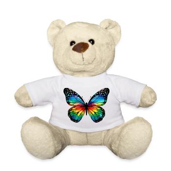 Schmetterling - Teddy - Weiß - Vorne