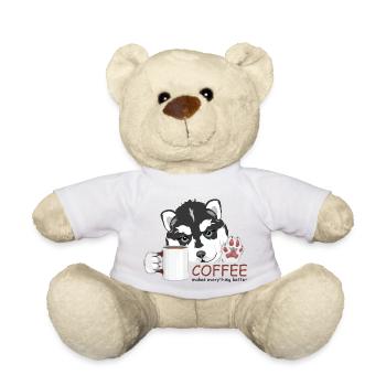 Le café rend tout meilleur - Nounours - blanc - Devant