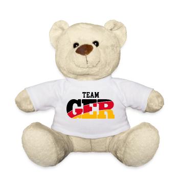 TEAM GERMANY LOGO - Teddy - Weiß - Vorne