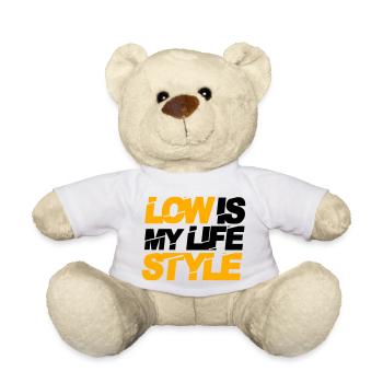 low is my lifestyle - Teddy - Weiß - Vorne