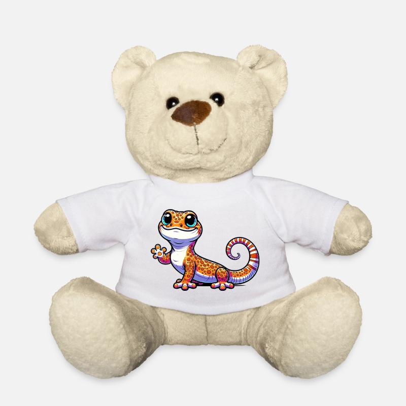 Gecko - Teddy - Weiß