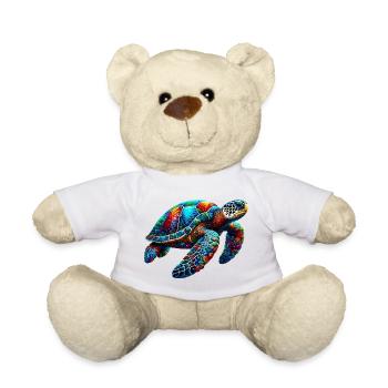 Turtle - Teddy Bear - white - Front