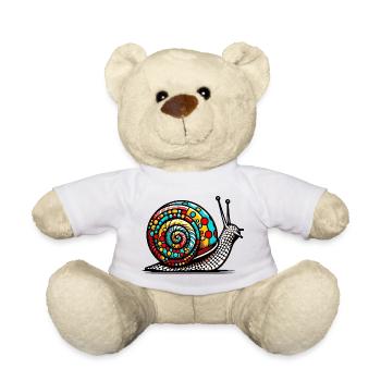 Escargot - Nounours - blanc - Devant