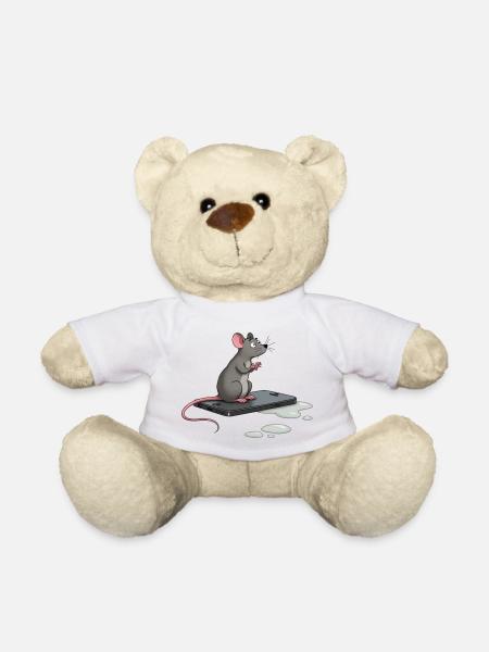 Rat on iPhone - Teddy - Weiß