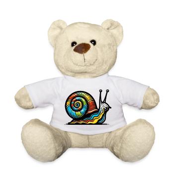 Escargot - Nounours - blanc - Devant