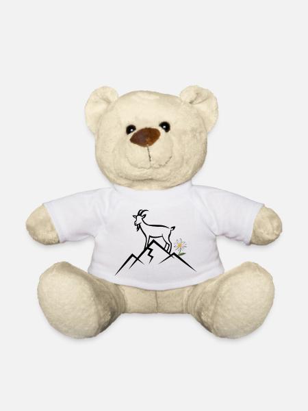 Berg, Alpen - Teddy - Weiß