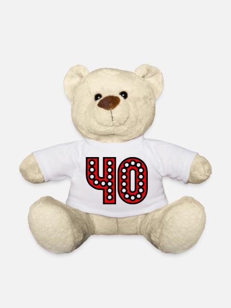 ANNIVERSAIRE. HAPPY BIRTHDAY. JOYEUX ANNIVERSAIRE. - Nounours - blanc