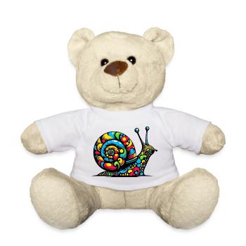 Escargot - Nounours - blanc - Devant