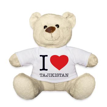 I LOVE TAJIKISTAN - Teddy - Weiß - Vorne