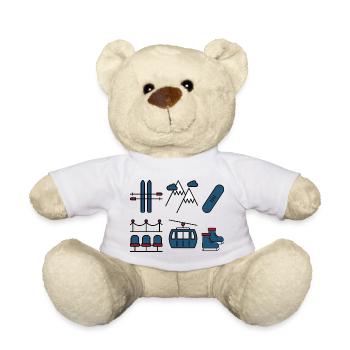 Wintersport - Teddy - Weiß - Vorne