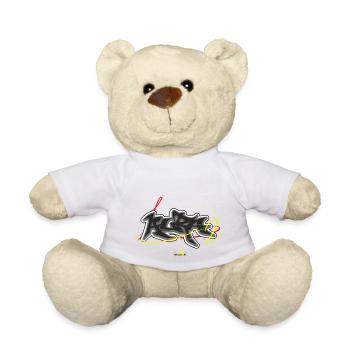 Aura Graffiti - Nounours - blanc - Devant