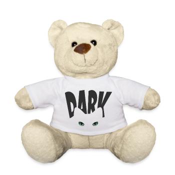 Cat in the Dark - Teddy Bear - white - Front
