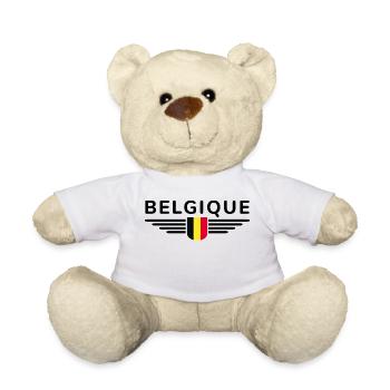 I Love Belgium Design T-Shirt Outfit - Teddy Bear - white - Front