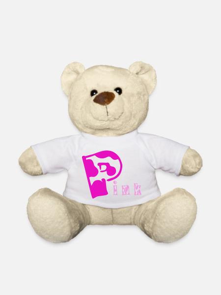 Pink - Teddy - Weiß