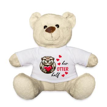 Otter half liebe geschenk - Teddy - Weiß - Vorne