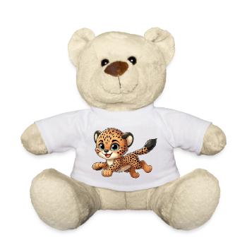 Cheetah Child - Teddy Bear - white - Front
