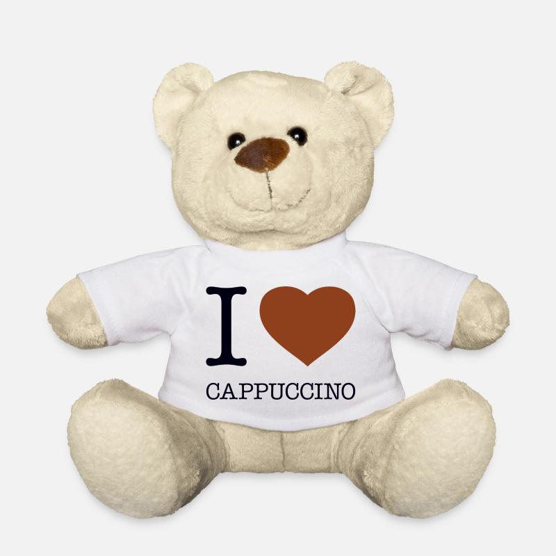 I LOVE CAPPUCCINO - Teddy - Weiß
