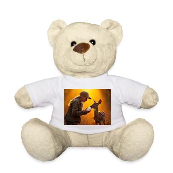 Abendlicht Rehbaby Fütterung - Teddy - Weiß - Vorne