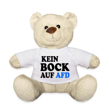 kein bock auf afd - Teddy - Weiß - Vorne