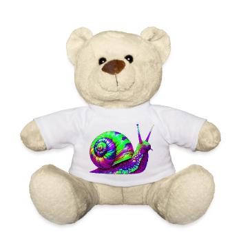 Escargot - Nounours - blanc - Devant