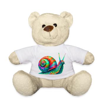 Schnecke - Teddy - Weiß - Vorne