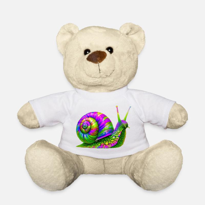 Schnecke - Teddy - Weiß