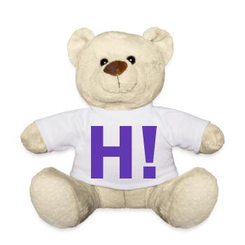 H-Ausrufezeichen - Teddy - Weiß - Vorne