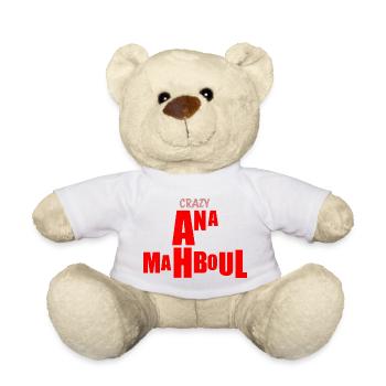 CRAZY MAHBOUL ANA - Teddy Bear - white - Front