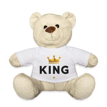 Du bist dein eigener König - Teddy - Weiß - Vorne