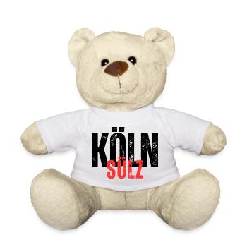 Sülz black red - Teddy Bear - white - Front