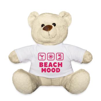 Beach Mood Sommer Sonne Meer Cocktail - Teddy - Weiß - Vorne