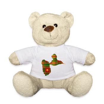 Guadeloupe - Nounours - blanc - Devant
