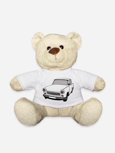  ,Trabi , DDR, Auto, DDR, Ostdeutschland - Teddy - Weiß