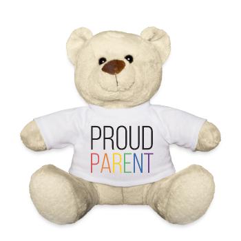 LGBTQ Pride Month - Proud Parent - Teddy Bear - white - Front