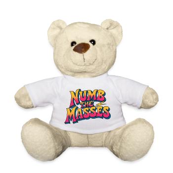Numb The Masses - Teddy - Weiß - Vorne