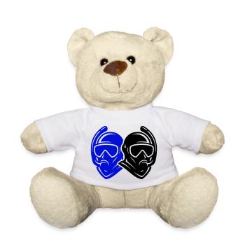Diver icon - Teddy Bear - white - Front
