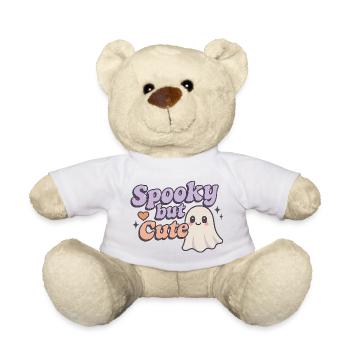 spooky but cute - Teddy Bear - white - Front