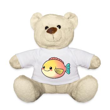 Poisson - Nounours - blanc - Devant