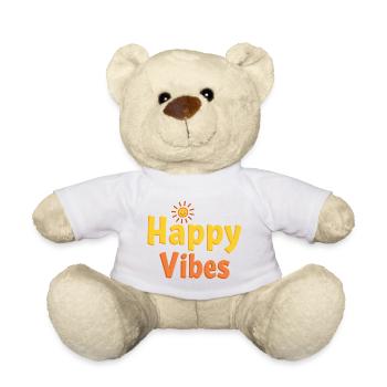 Ondes joyeuses - Soleil heureux - Nounours - blanc - Devant