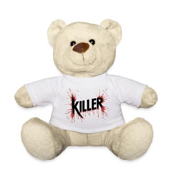 Killer - Killer Blood Design - Teddy Bear - white - Front