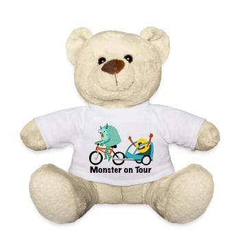 Monstre en tournée - Nounours - blanc - Devant