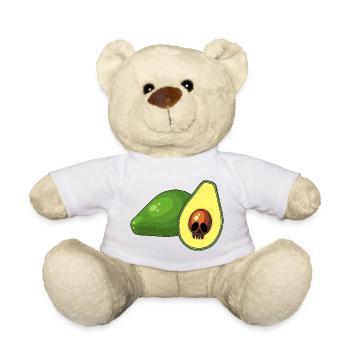 Avocado-Schädel - Teddy - Weiß - Vorne