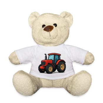 Traktor Comic - Teddy - Weiß - Vorne