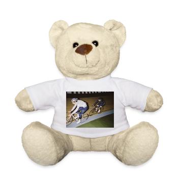 Road Cyclists – Vintage Track - Teddy Bear - white - Front