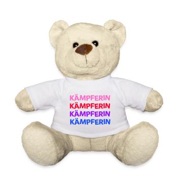 Combattant - vous pouvez le faire ! Fille Femme - Nounours - blanc - Devant