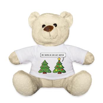 Tannenbaum Sparringspartner - Teddy - Weiß - Vorne