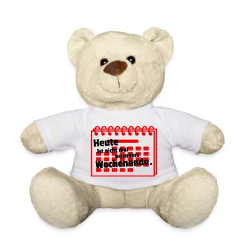 Nirgends Wochenende - Teddy - Weiß - Vorne